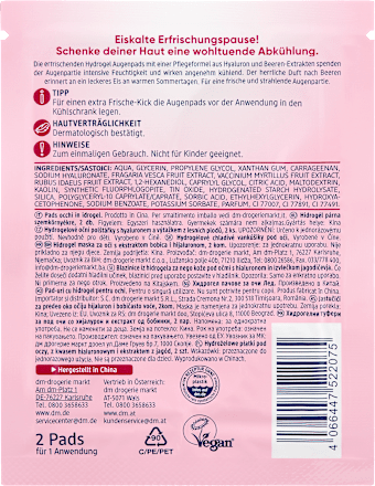 Augenpads Hydrogel 2-farbig Balea
