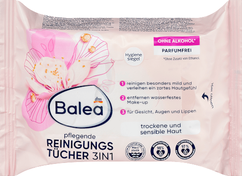 Abschminktücher 3in1 pflegend Balea