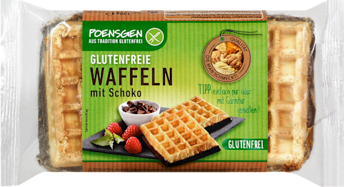 Waffeln mit Schoko glutenfrei POENSGEN