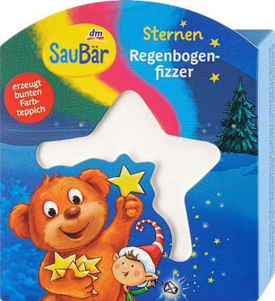 Badezusatz Sternen Regenbogenfizzer SauBär