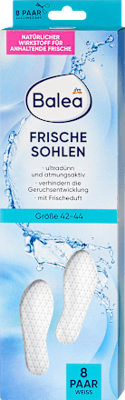 Frischesohlen weiß Gr. 42-44 Balea