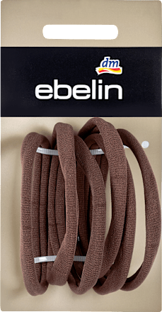 Elastici per capelli marroni ebelin