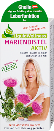 Mariendistel Aktiv Bio-Kräuter-Früchte-Tonikum LiquidWellness