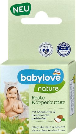 Feste Körperbutter nature babylove