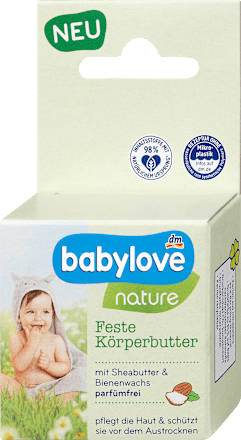 Feste Körperbutter nature babylove