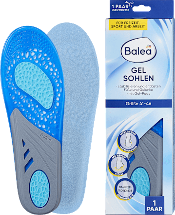 Einlegesohlen Gel Gr. 41-46 Balea