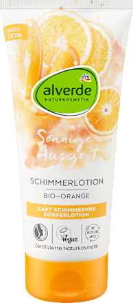 Bodylotion Schimmer Sonnige Auszeit alverde NATURKOSMETIK