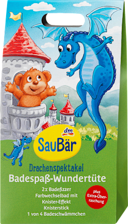 Kinder Badezusatz Wundertüte Drachenspektakel SauBär