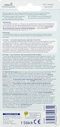 Badethermometer sortiert babylove