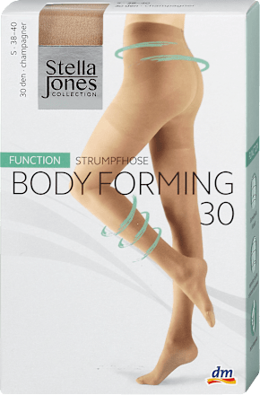 Чорапогащник Bodyforming Function, champagner, 30 DEN, размер 38-40 Stella Jones