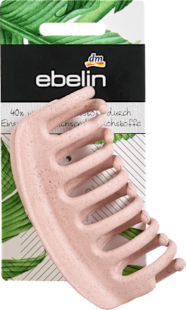 Breite Haarklammer taupe ebelin