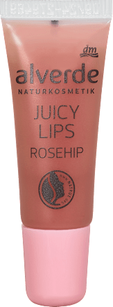 Lipgloss Juicy Lips Rosehip alverde NATURKOSMETIK