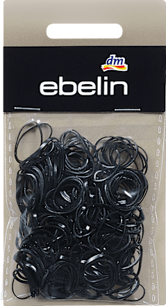 Elastici per capelli mini neri ebelin