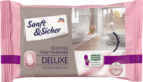 vlhčený toaletní papír Deluxe Sanft&Sicher