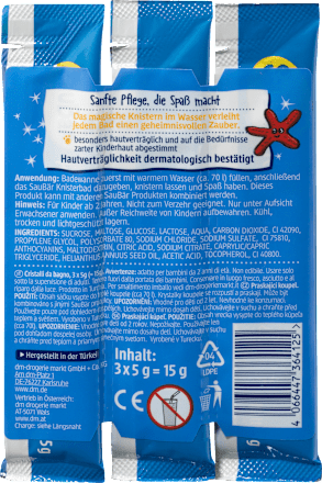 Kinder Badezusatz Knisterbad SauBär