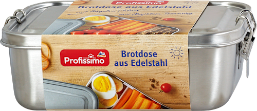 Brotdose aus Edelstahl Profissimo