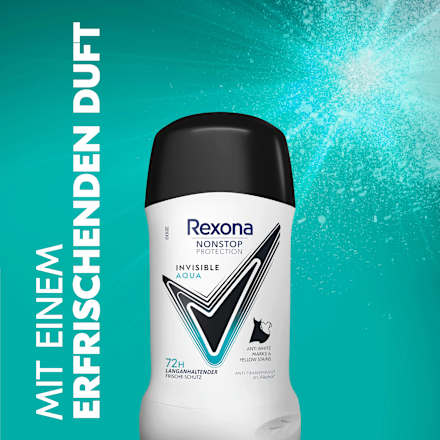 Antitranspirant Deostick Nonstop Protection Invisible Aqua Rexona