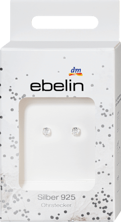 Ohrstecker 925 Silber mit Strassstein ebelin