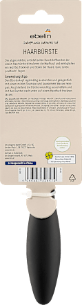 Haarbürste mit Kunststoffborsten ebelin