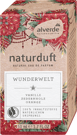 Eau de Parfum Naturduft Wunderwelt alverde NATURKOSMETIK