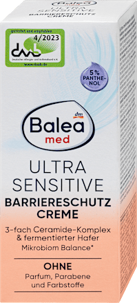 Krema za zaščito kožne bariere Ultra Sensitive Balea med