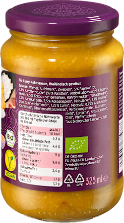 Tajski sos curry dmBio