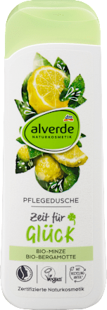 Duschgel Zeit für Glück Minze, Bergamotte alverde NATURKOSMETIK
