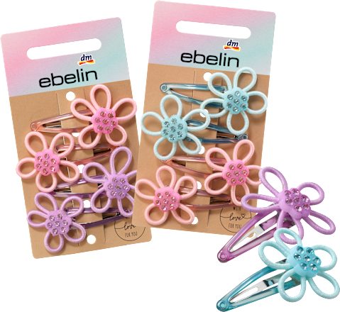 Haarclips Blumen ebelin
