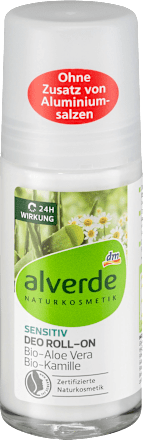 Deo Roll On Deodorant Sensitiv Aloe Vera alverde NATURKOSMETIK