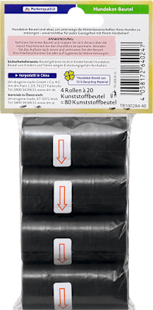 sáčky na psí exkrementy 4x20 ks Dein Bestes