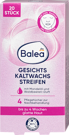 Kaltwachsstreifen Gesicht Balea