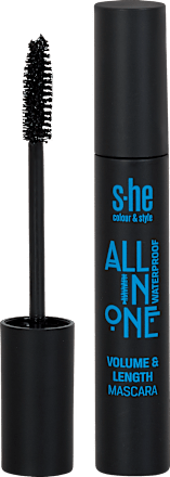 All in One vodootporna maskara – 171/002 Black  s-he colour&style