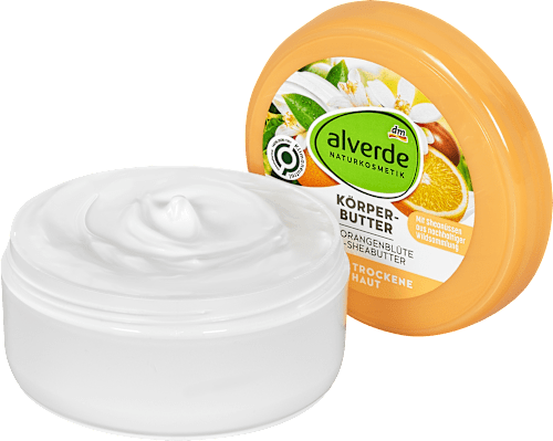 Körperbutter Bio-Orangenblüte und Bio-Sheabutter alverde NATURKOSMETIK