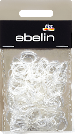 Elastici per capelli mini trasparenti ebelin