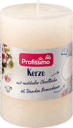 Stumpenkerze elfenbein 100/68 mm Profissimo