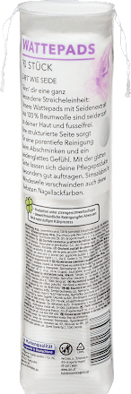 Wattepads mit Seidenextrakt ebelin