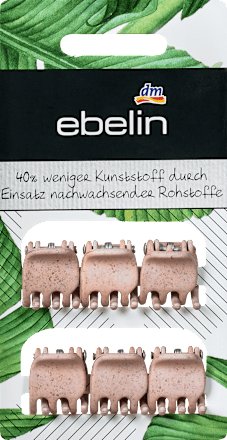 Mini Haarklammern taupe ebelin