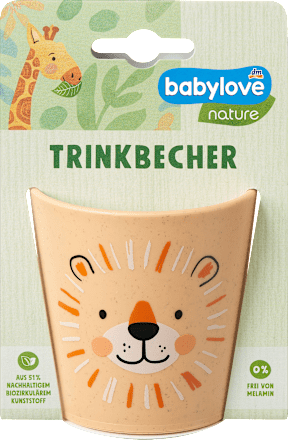 Becher orange babylove nature