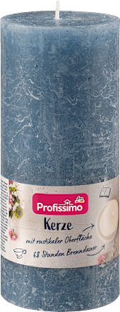 Rustična sveća, plava 160/68 Profissimo