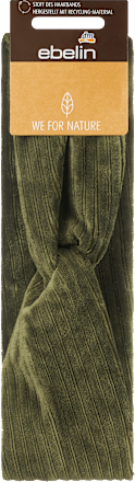 Haarband Turban-Style recycelt khaki ebelin