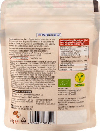 Veganska zamjena za parmezan dmBio