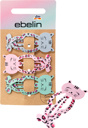 Spinki do włosów, motyw zwierzęcy ebelin
