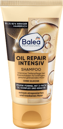 Obnovitveni šampon za lase OIL REPAIR INTENSIV, potovalna velikost Balea PROFESSIONAL