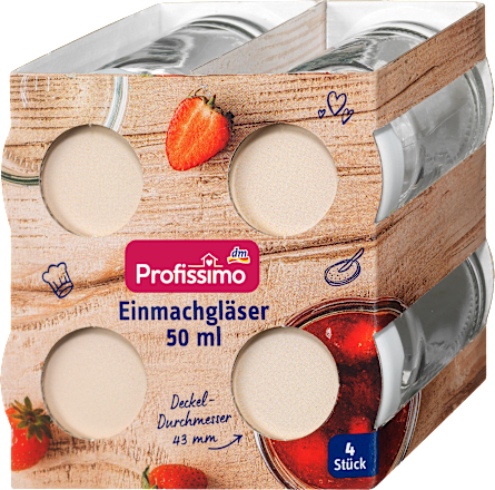 Einmachgläser 50ml Profissimo