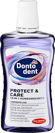 Mundspülung Protect & Care 10 in 1 Rundumschutz Dontodent