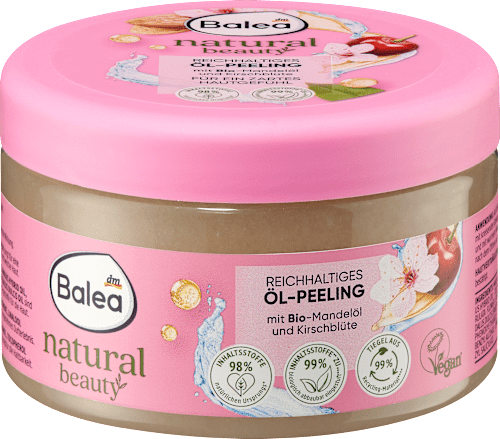 Olejový peeling Natural Beauty, čerešňový kvet Balea