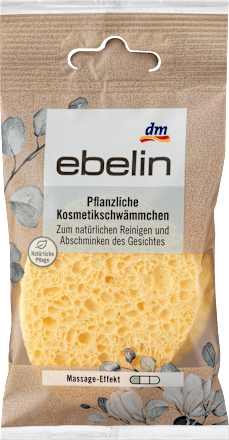 Gesichtsschwamm pflanzlich sortiert ebelin