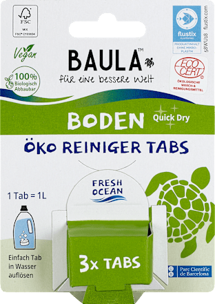 Öko-Reiniger-Tabs für Böden BIOBAULA