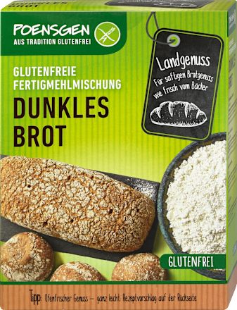 Backmischung Dunkles Brot glutenfrei POENSGEN