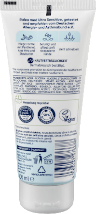 Handcreme Ultra sensitive Balea med